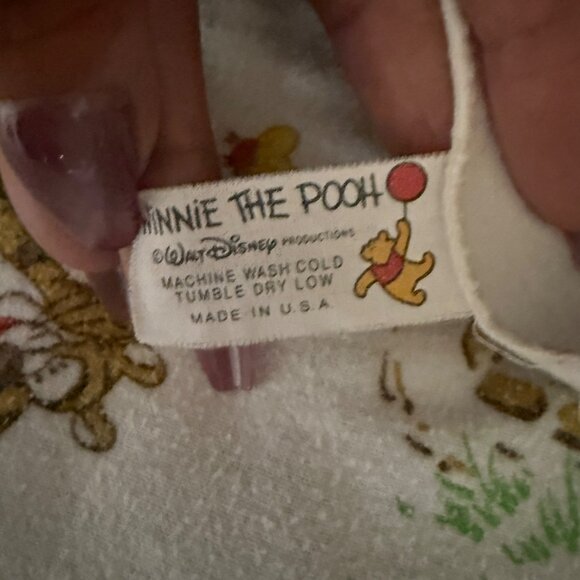 Winnie The Pooh Vintage Baby Receiving Blanket - Picture 7 of 7